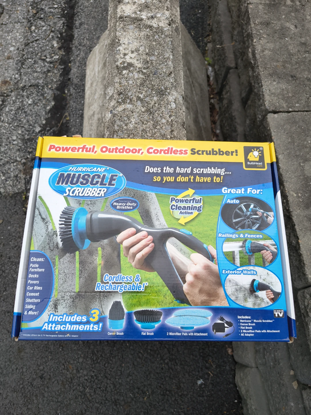 Hurricane muscle scrubber