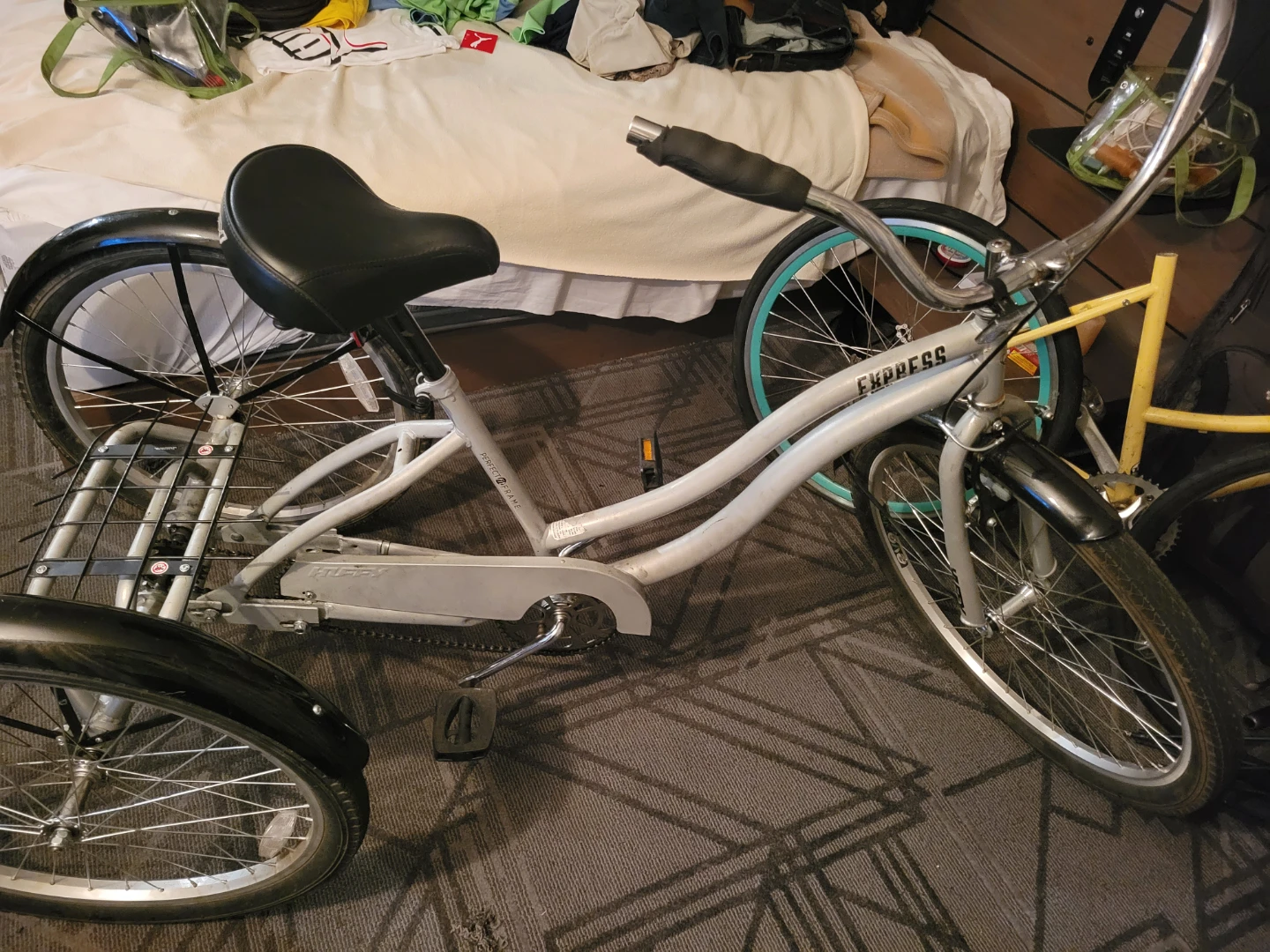 Silver Express Adult Tricycle with rear large Basket - photo 3