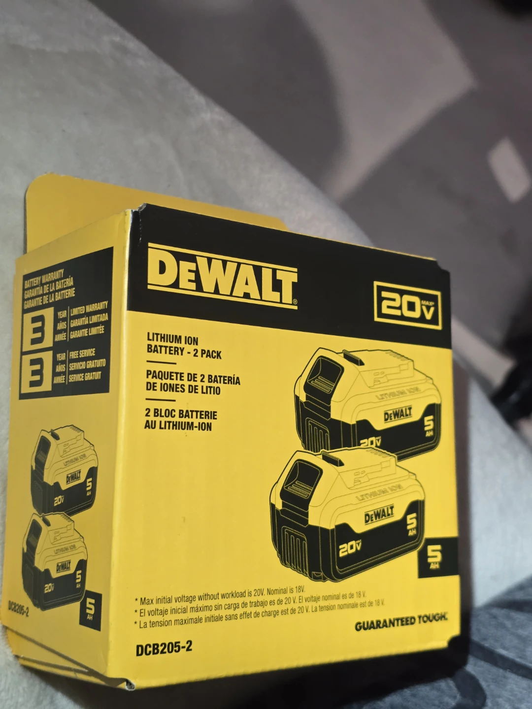 DEWALT 20V MAX Lithium Ion Batteries - 2 Pack