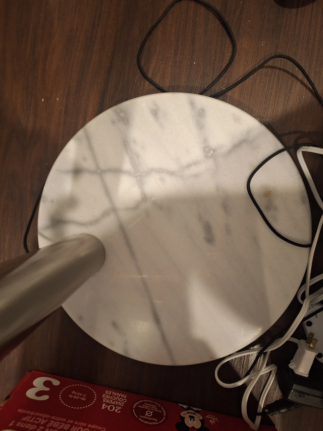 Arc Floor Lamp with Marble Base - photo 4