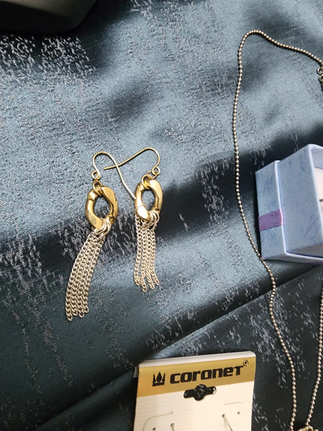 Coronet Earrings, Fashion Earrings, Necklace and Ring Set - photo 4