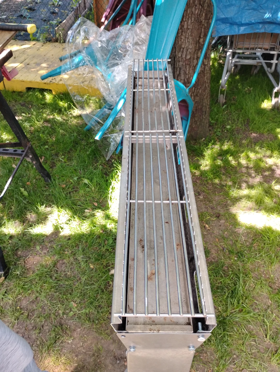 Portable FOLDABLE stainless steel BBQ - photo 3