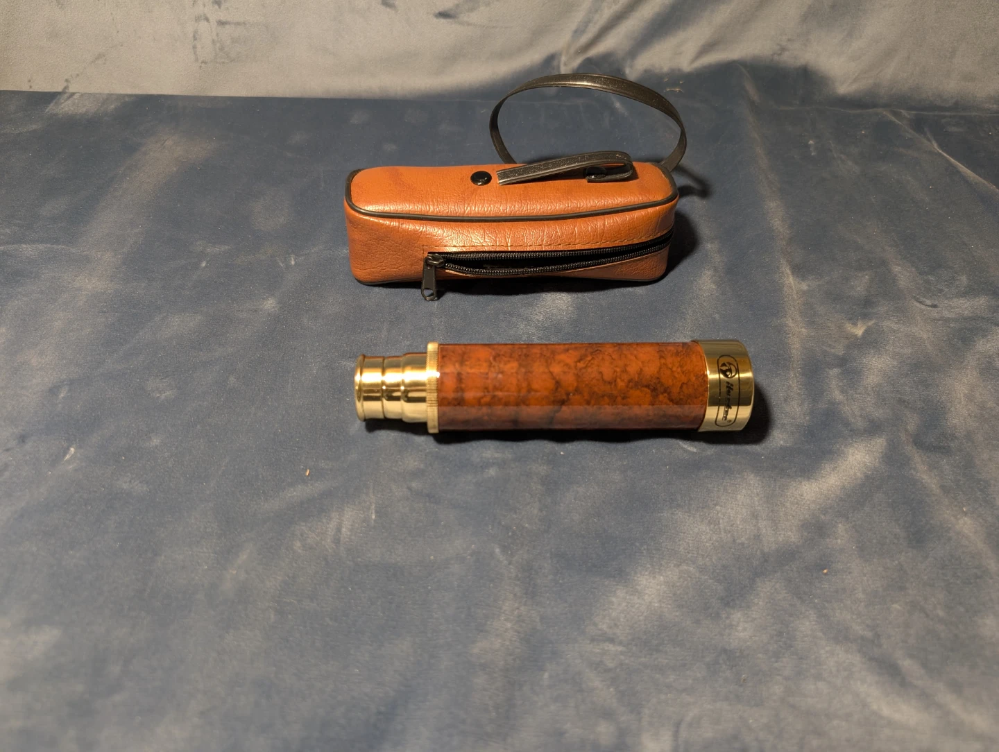 Hunter Brass Telescope with Carrying Case - photo 2