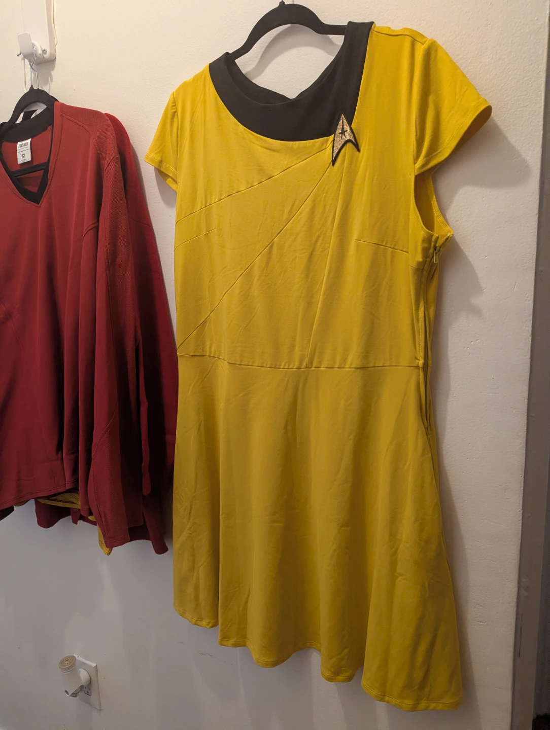 Yellow Star Trek Uniform Dress with Insignia - photo 2