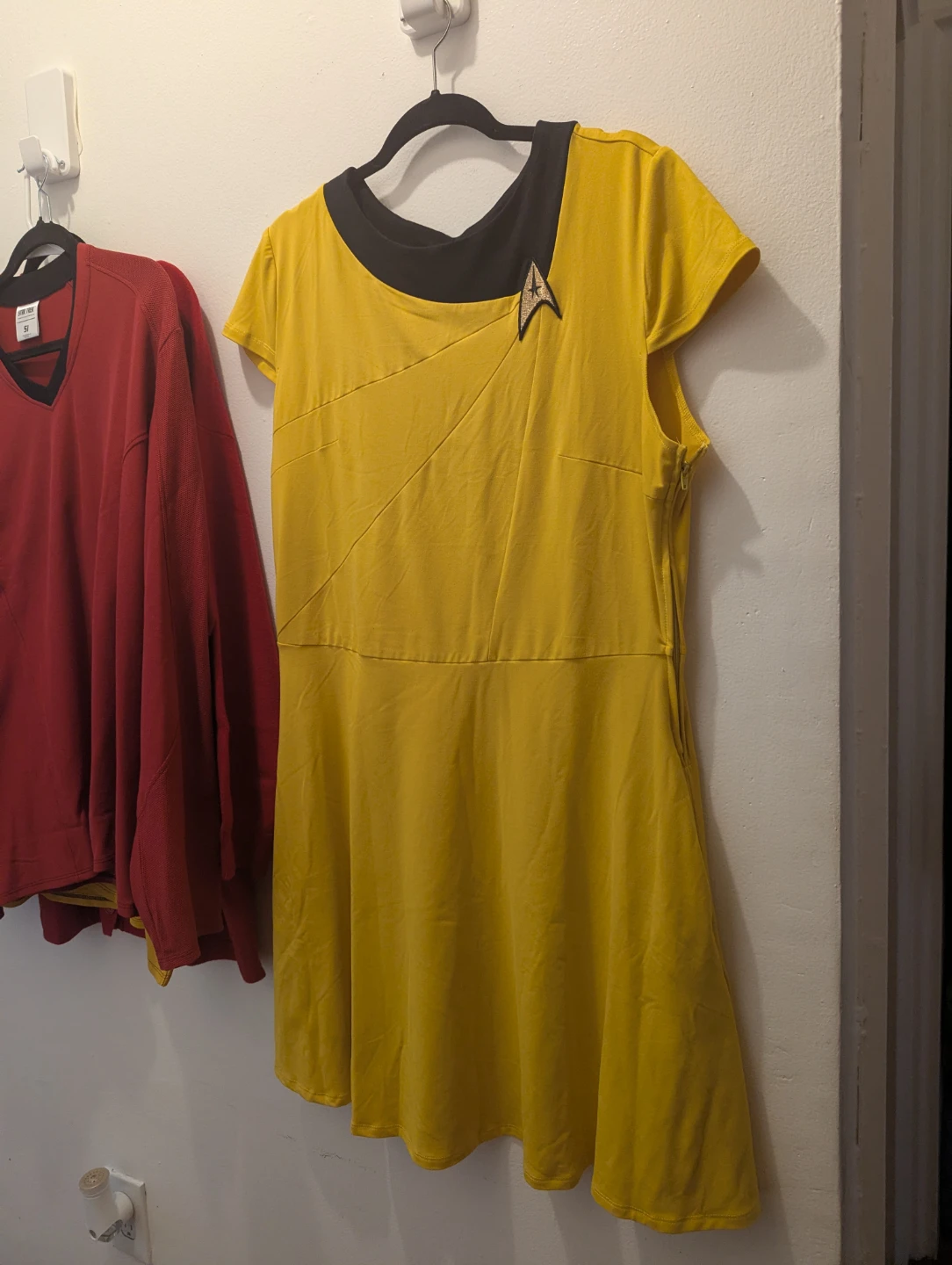 Yellow Star Trek Uniform Dress with Insignia - photo 4