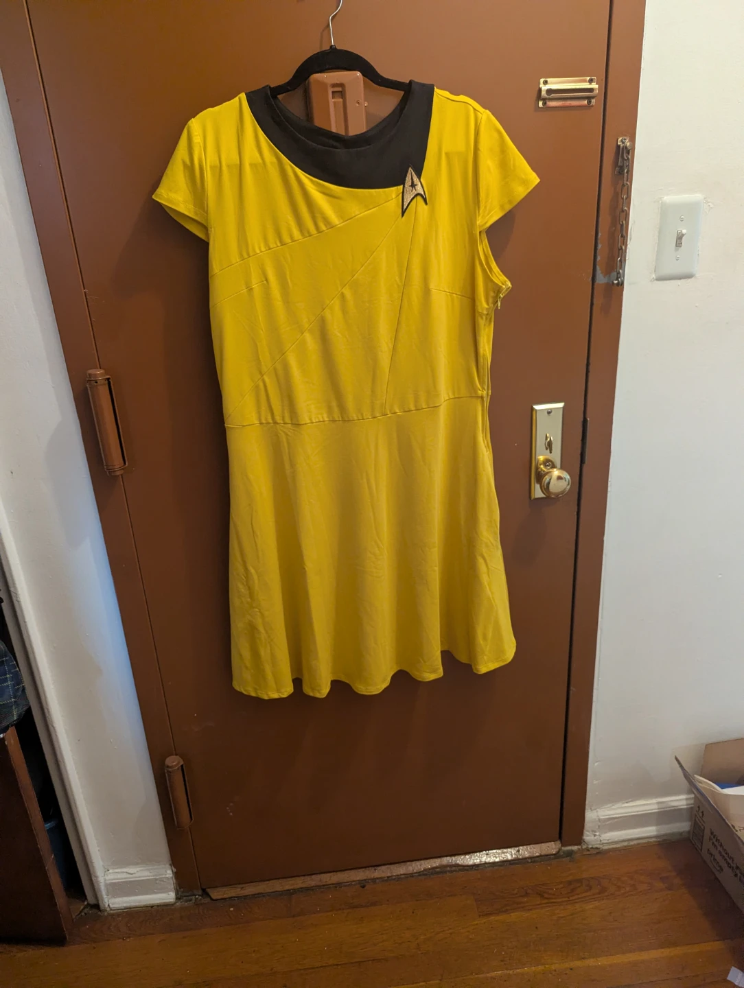 Yellow Star Trek Uniform Dress with Insignia - photo 5