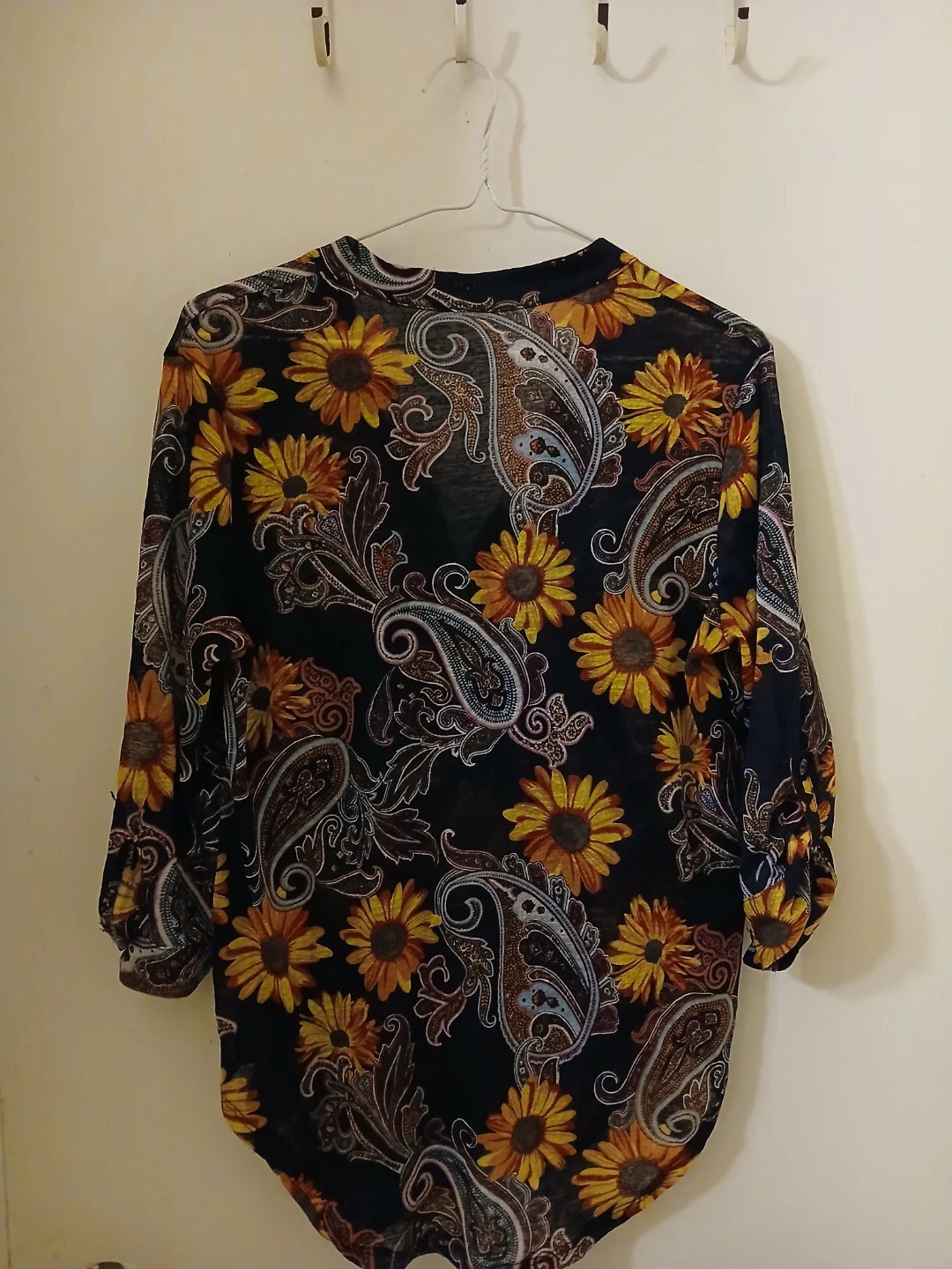 Women's Sheer Floral Paisley Print Blouse - photo 2