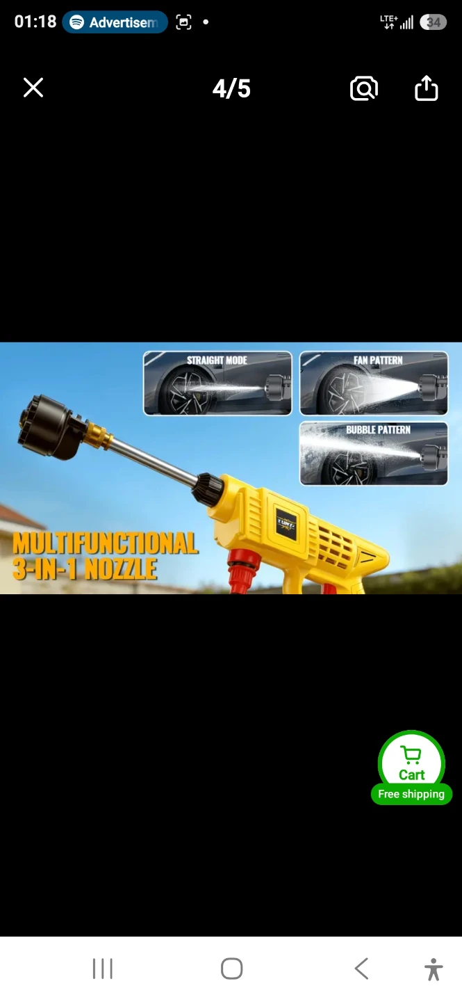 Cordless Car wash gun