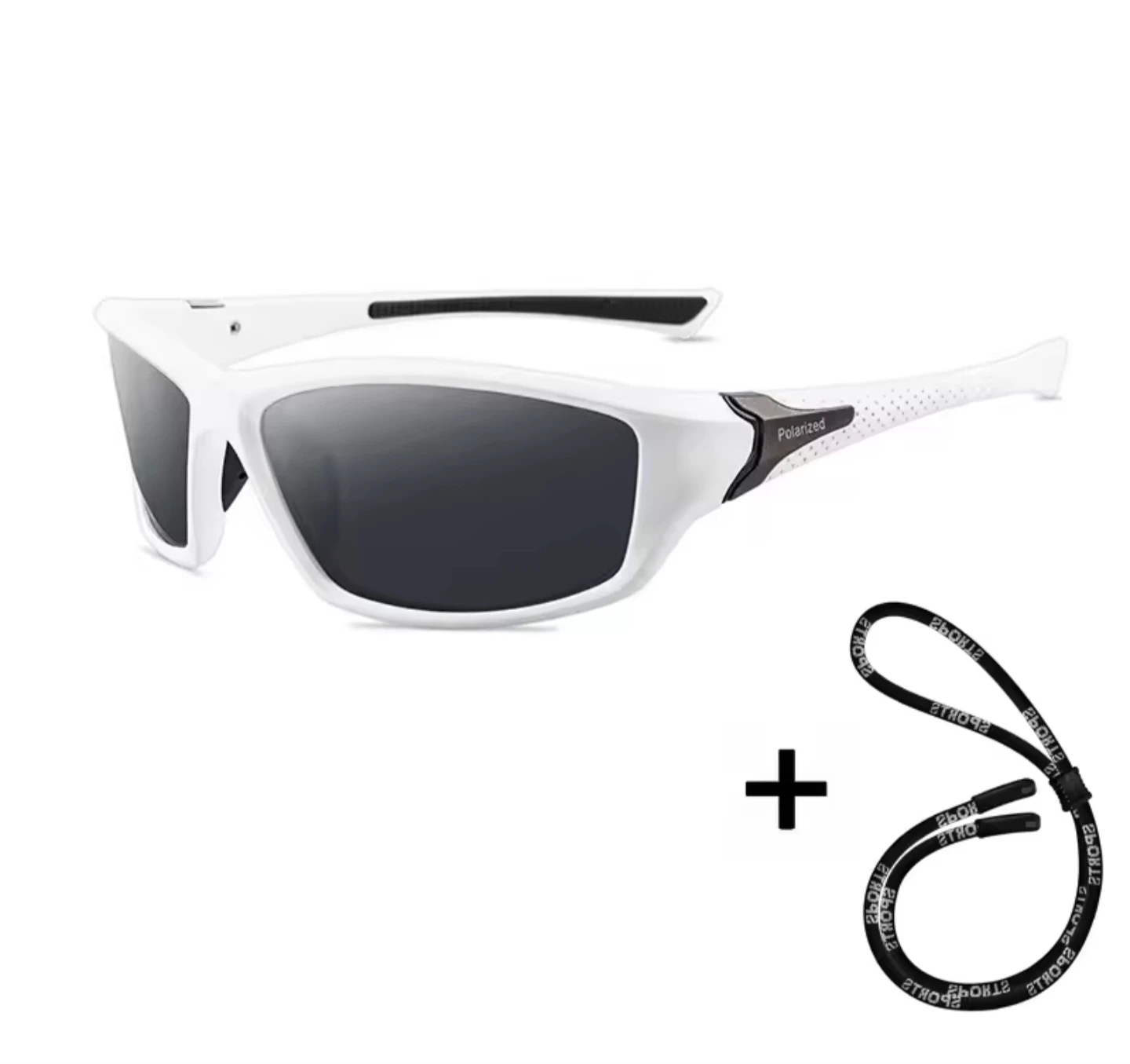 Polarized Sports Sunglasses with Neck Strap - photo 2