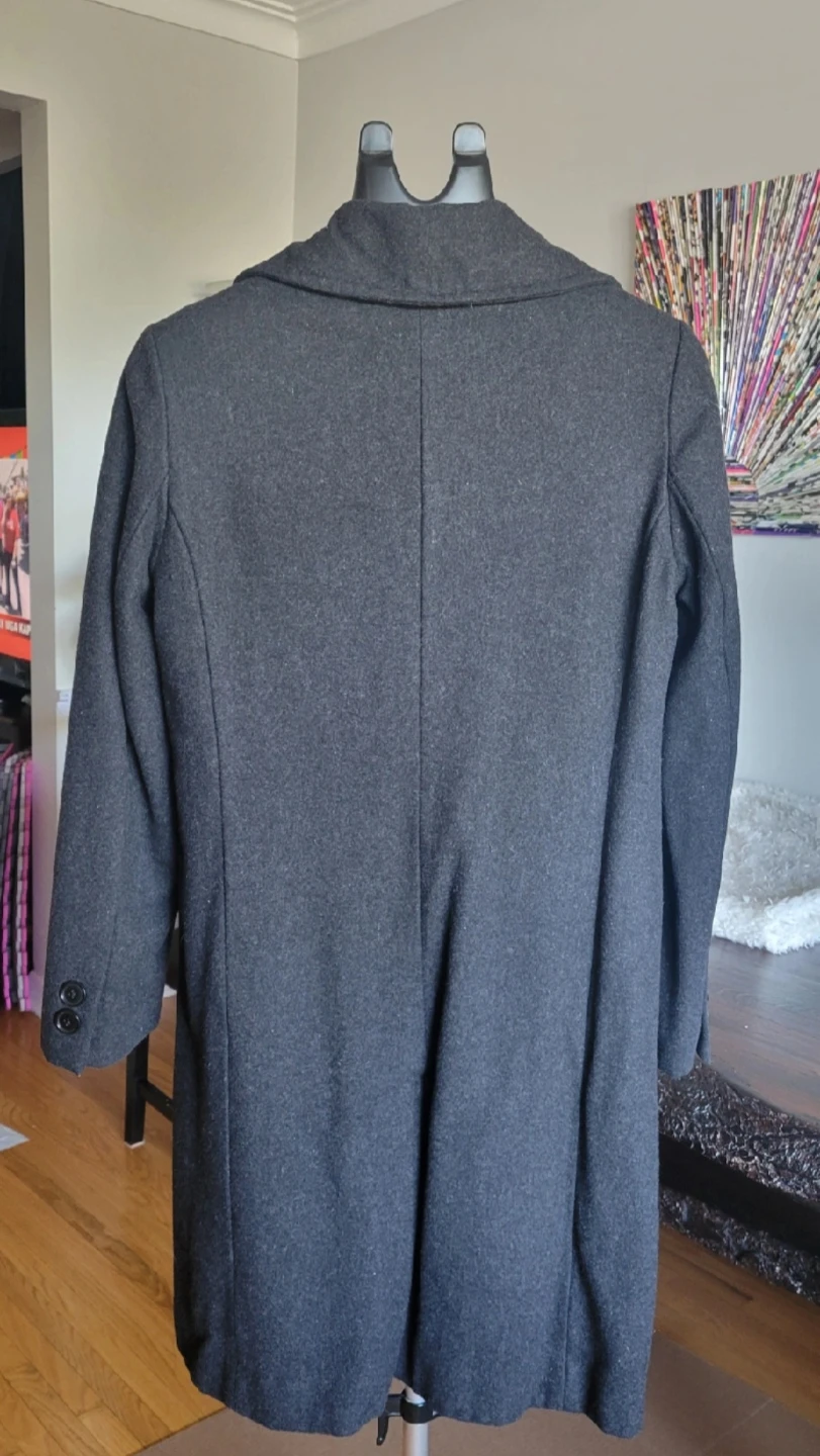GUC Jacob Women's Charcoal Grey Peacoat Size S ⚽ - photo 3