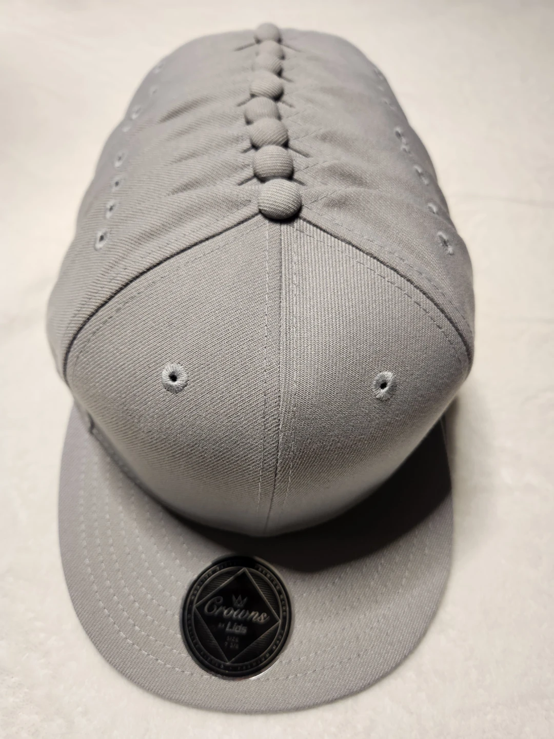 Crowns by Lids Grey Fitted Caps x 10