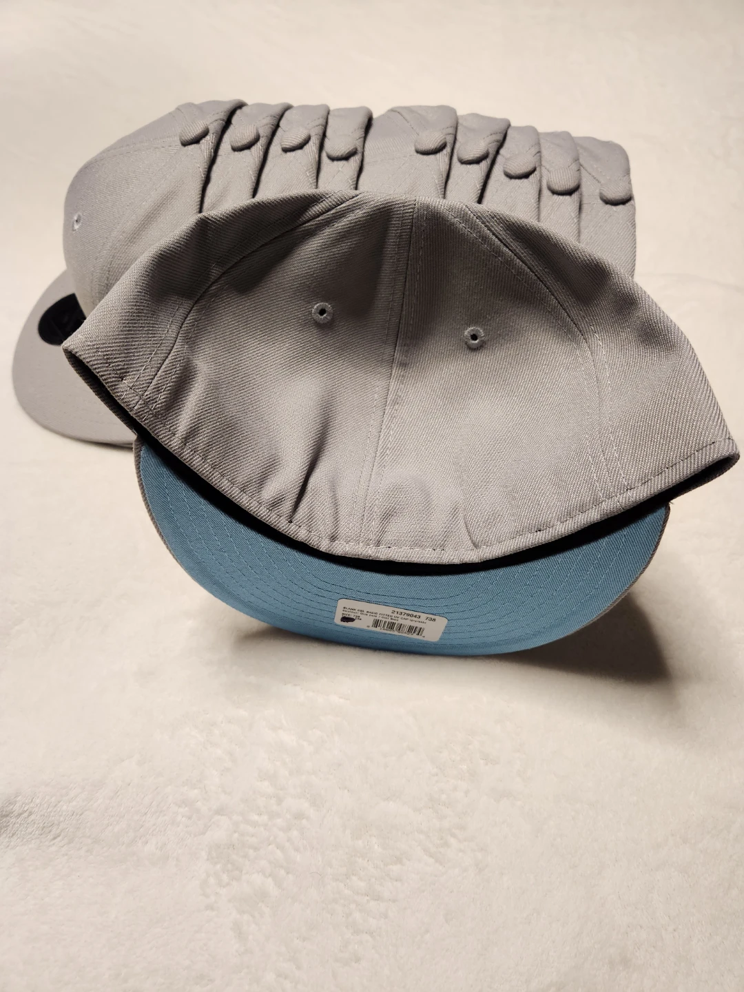 Crowns by Lids Grey Fitted Caps x 10 - photo 2