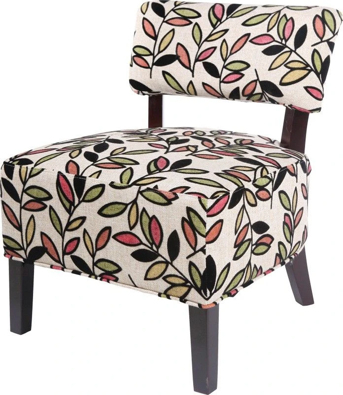 Accent Chairs - Set of 2 - Floral Leaf Pattern - photo 2