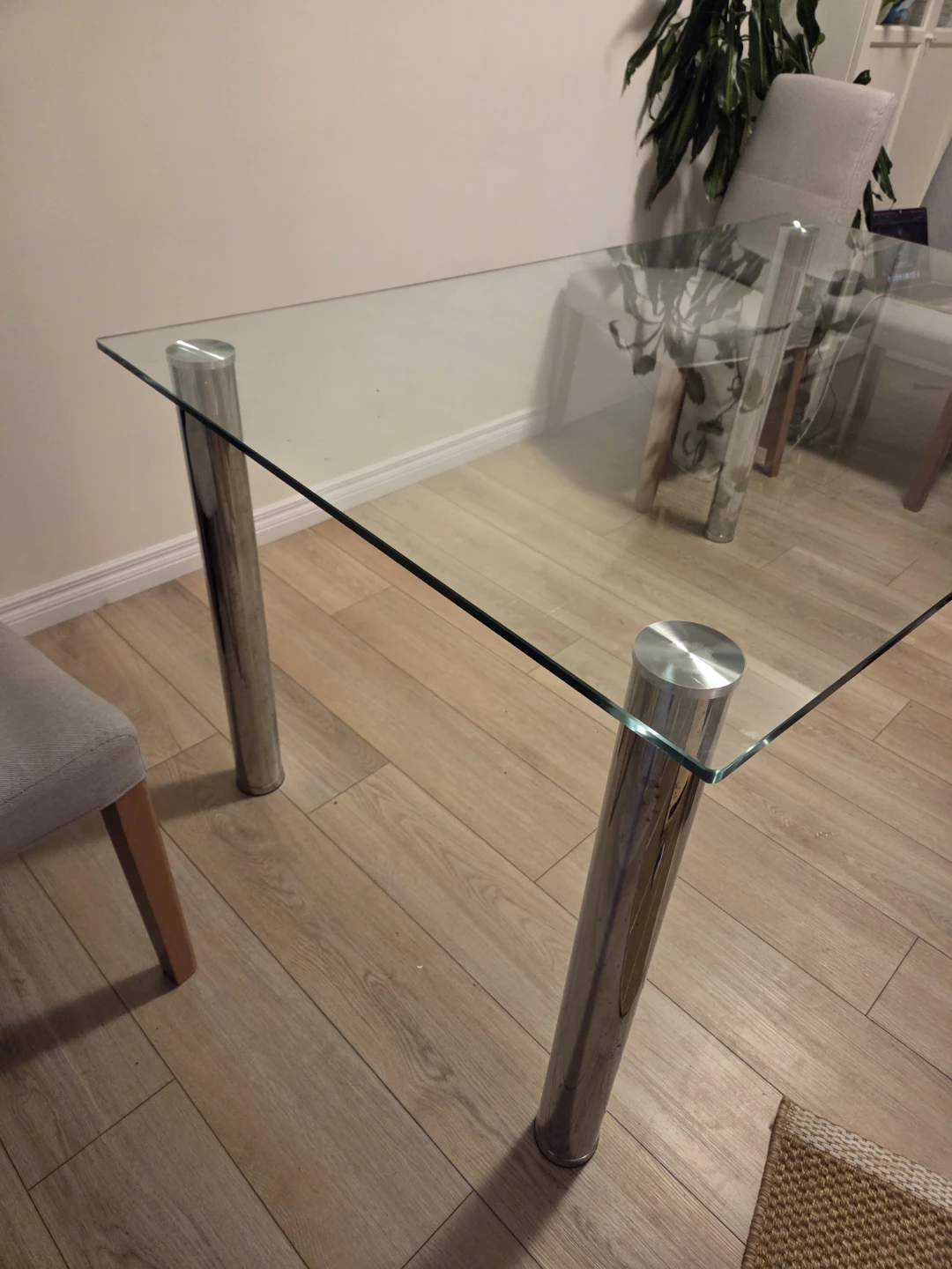 Glass Dining Table — $60  OBO