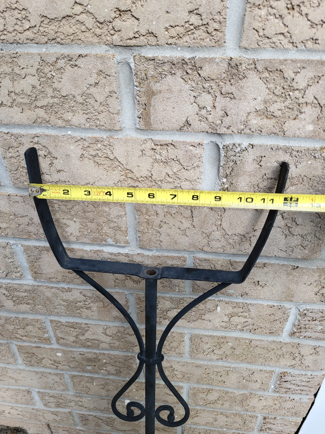 Black Metal Plant Stand for Garden - photo 3