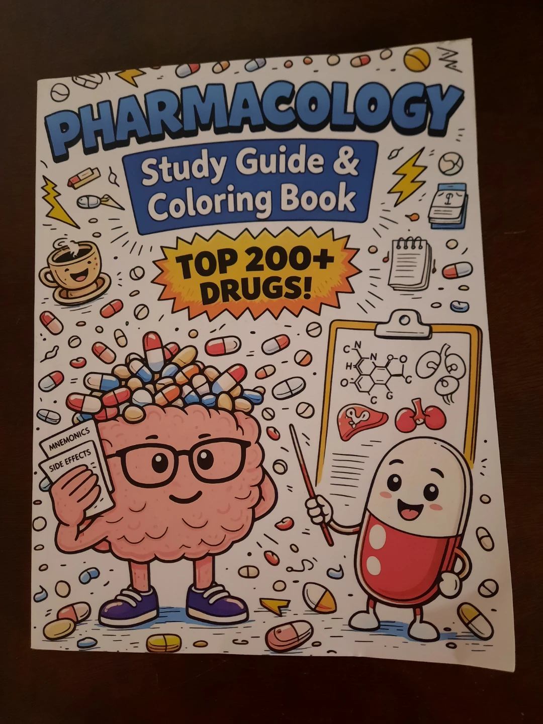 Pharmacology Study Guide & Coloring Book