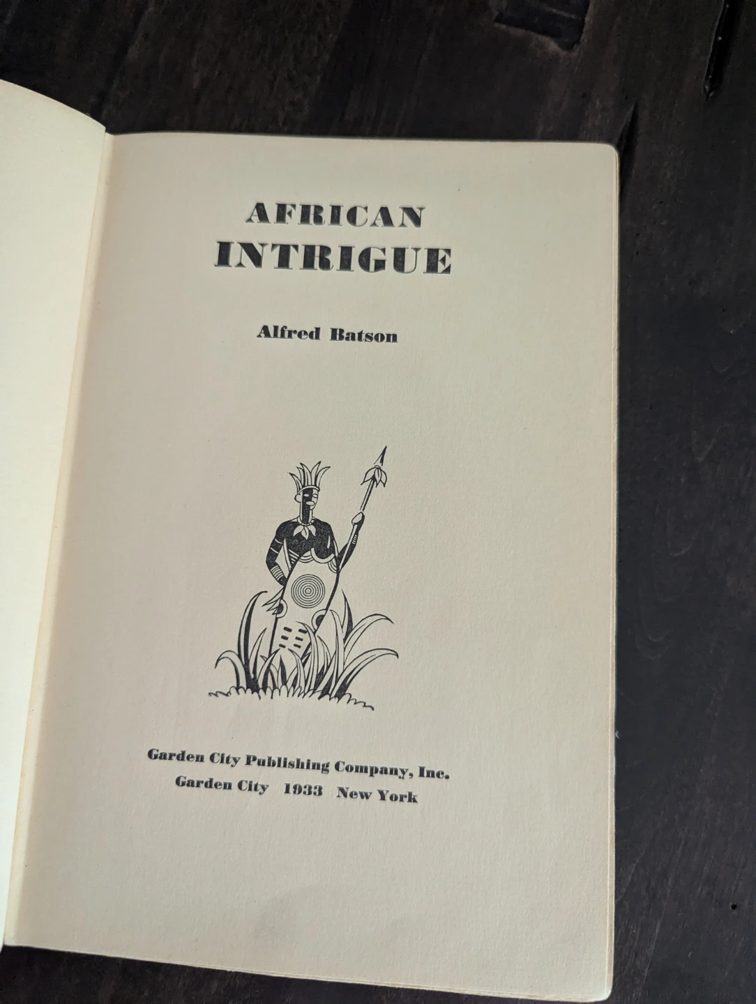 African Intrigue by Alfred Batson - 1933 - photo 4