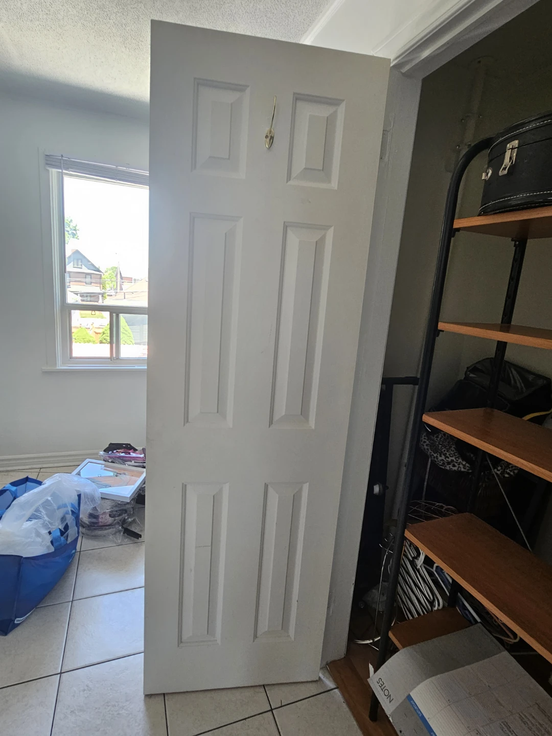 White Six-Panel Interior Door - photo 3