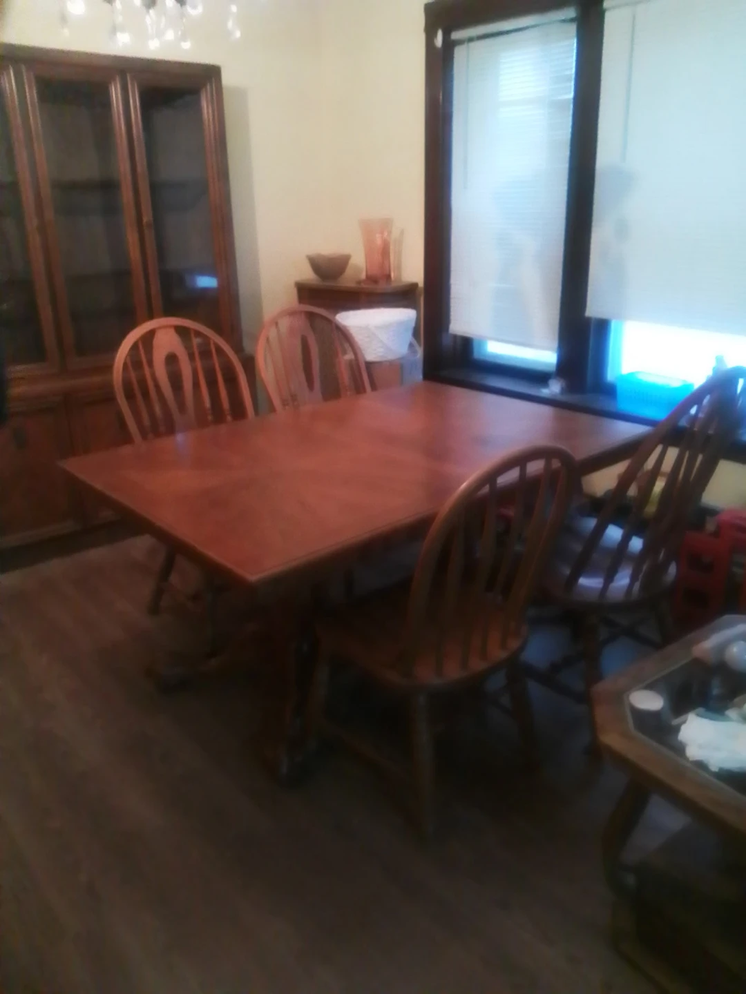 Wooden Dining Table with Chairs - photo 3