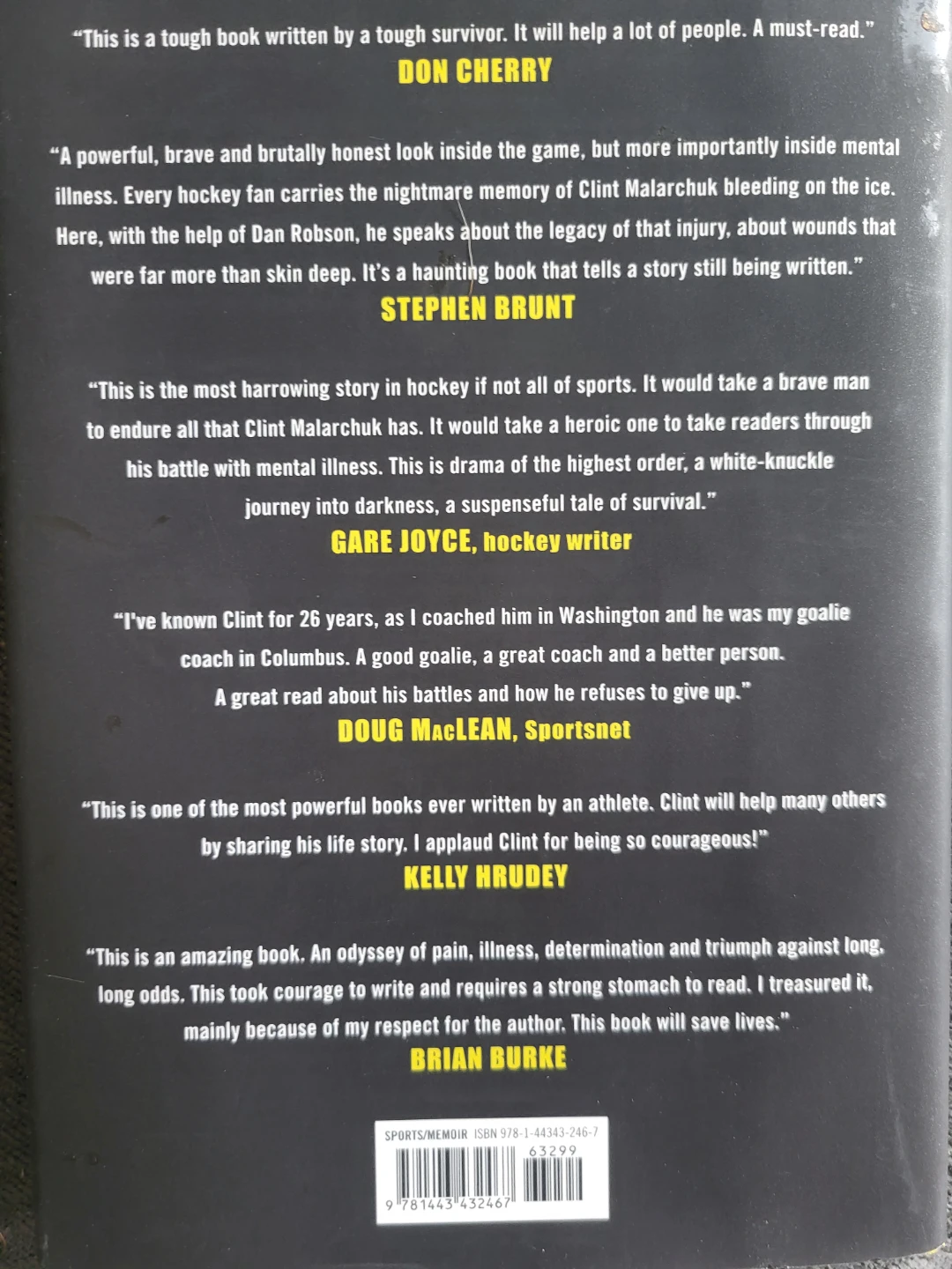 The Crazy Game by Clint Malarchuk and Dan Robson - photo 2