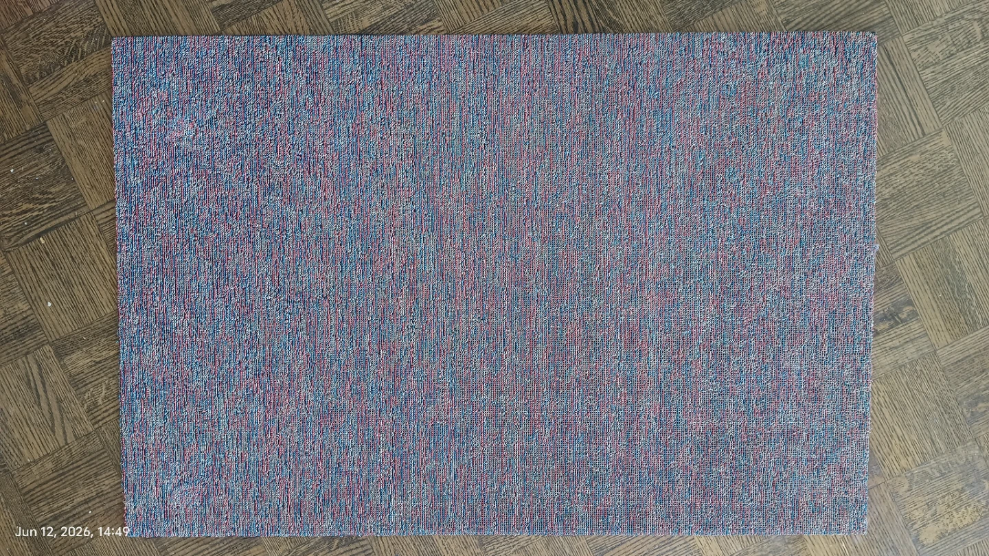 Area Rug Set - Blue & Pink Pattern