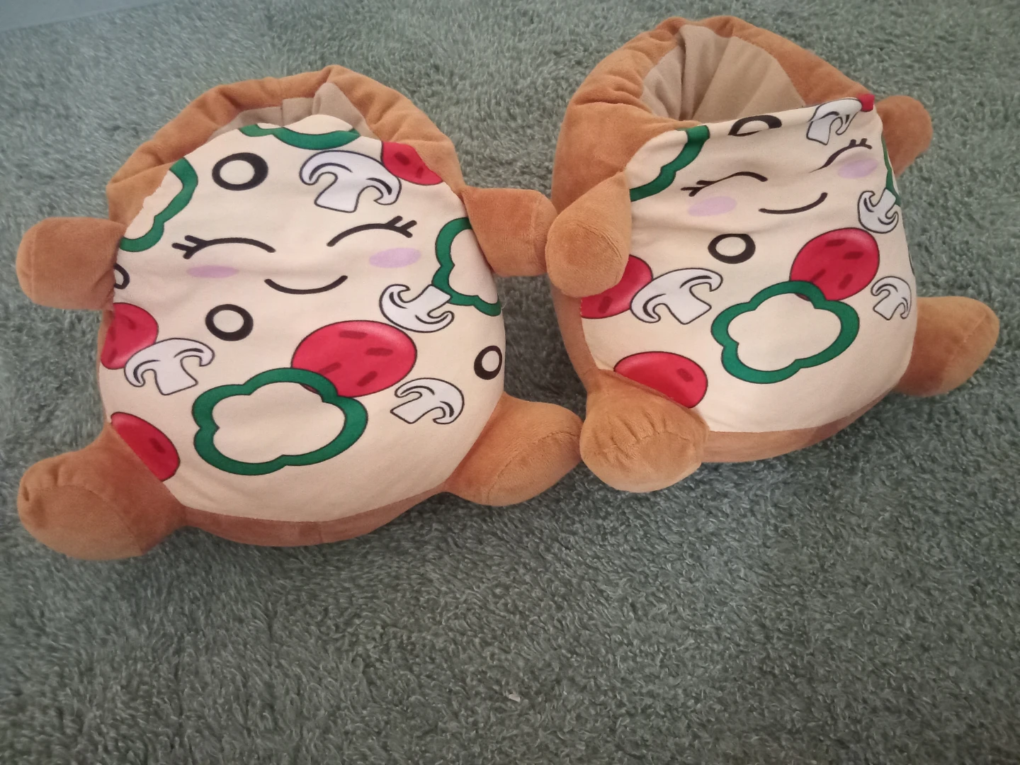 Pizza Plush Slippers