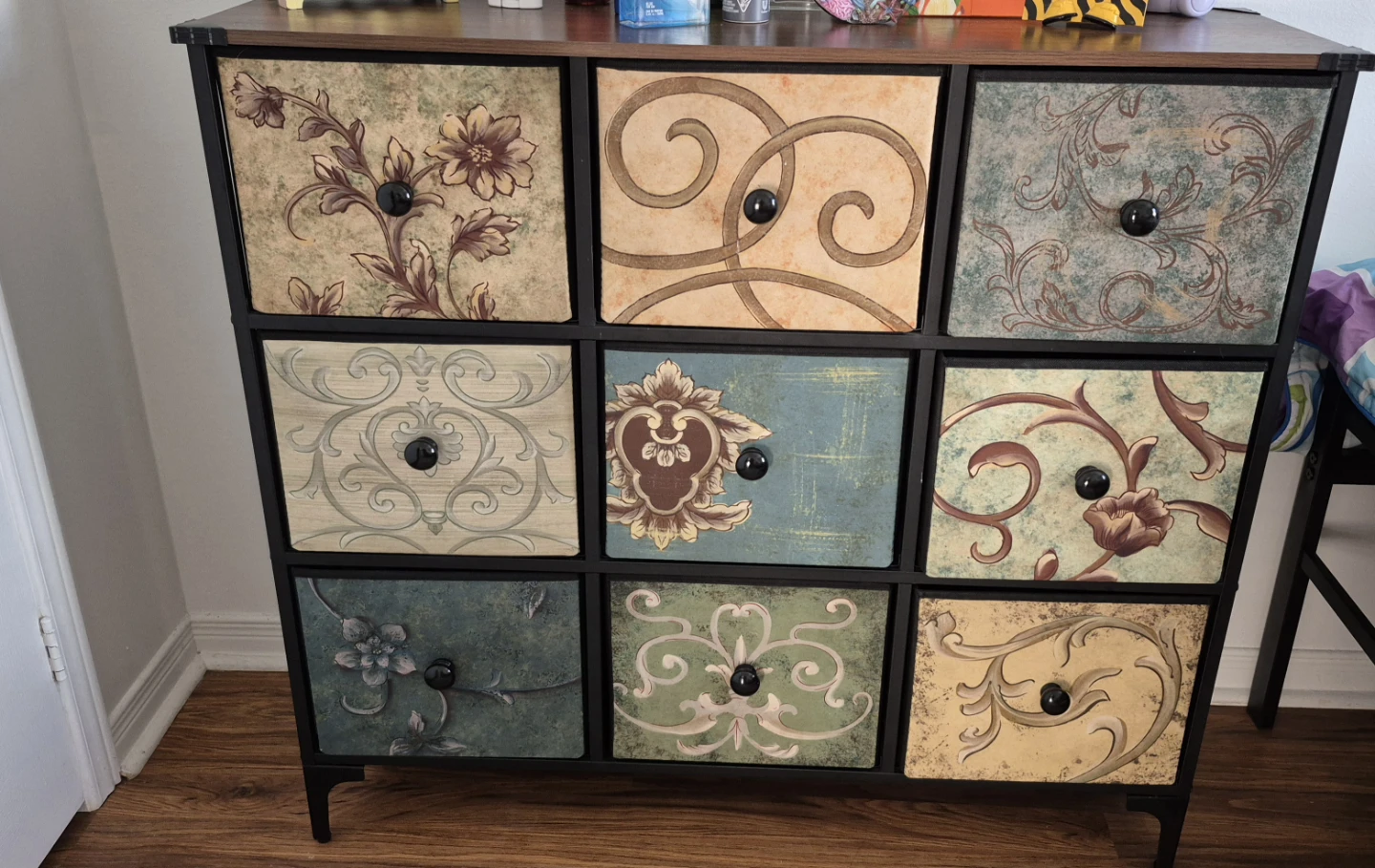 Fabric 9-Drawer Storage Multi-Use Cabinet - photo 2