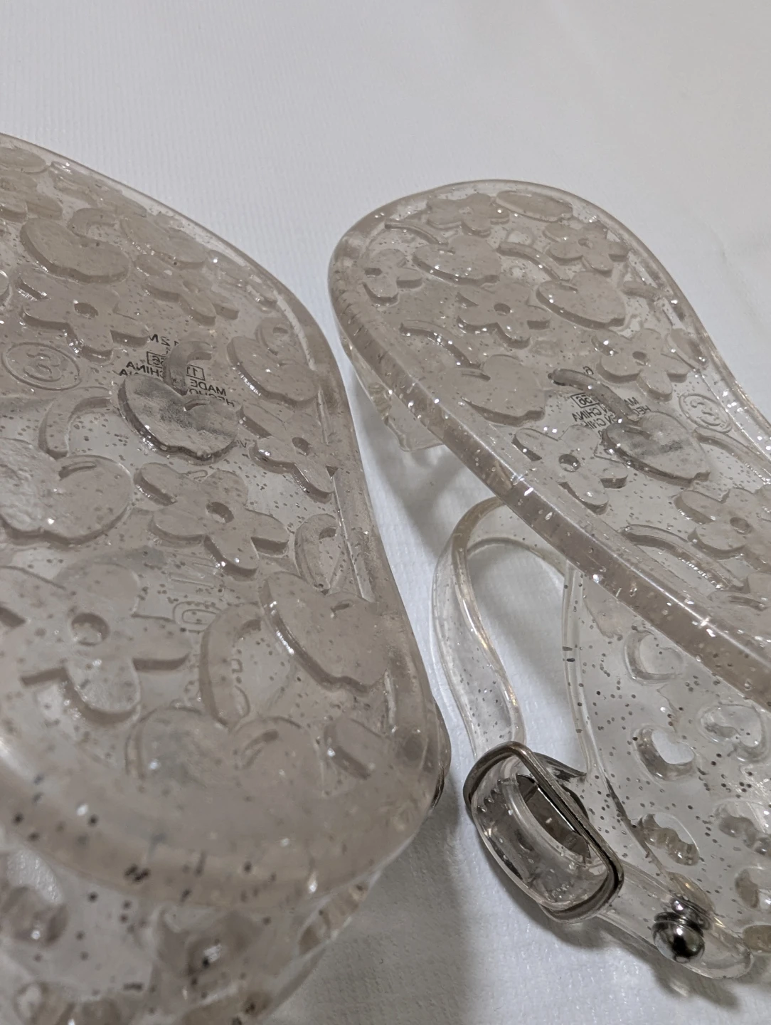 Clear Glitter Jelly Sandals 6-12M - photo 5