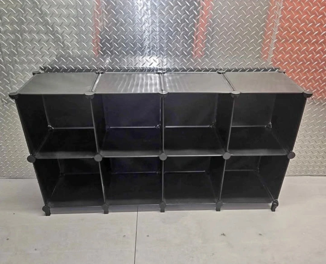 Modular 8-Cube Black Storage Organizer Shelf Unit - photo 5