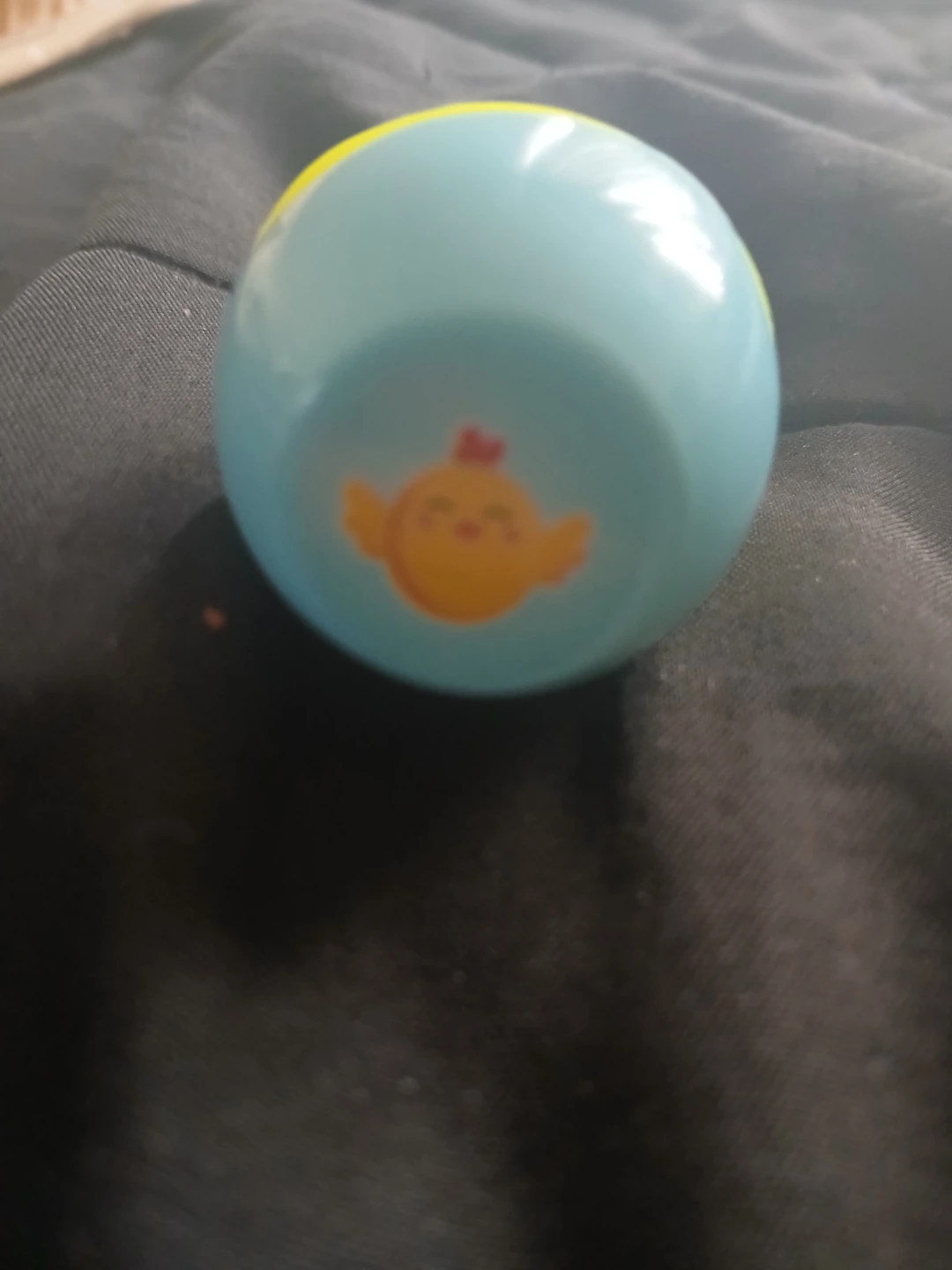 Yellow and Blue Egg stamp with Chick - photo 2
