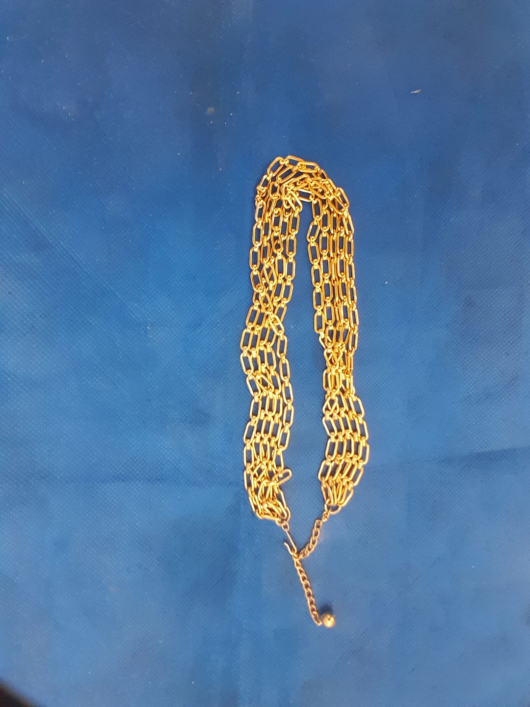 Gold Tone Layered Chain Necklace - photo 2