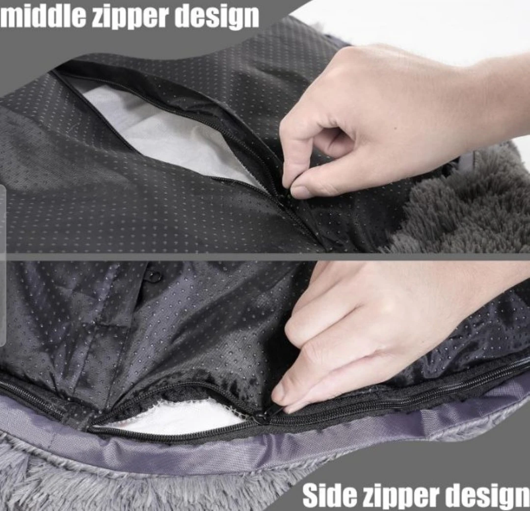 Plush Donut Dog Bed L ⚽ - photo 3