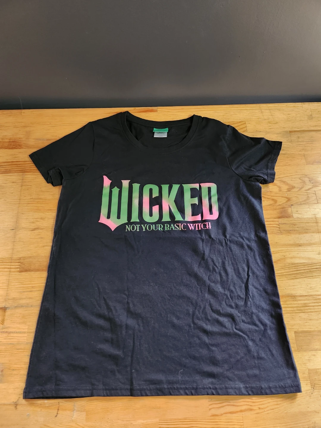 Universal Wicked Not Your Basic Witch T-Shirt- (Size S)
