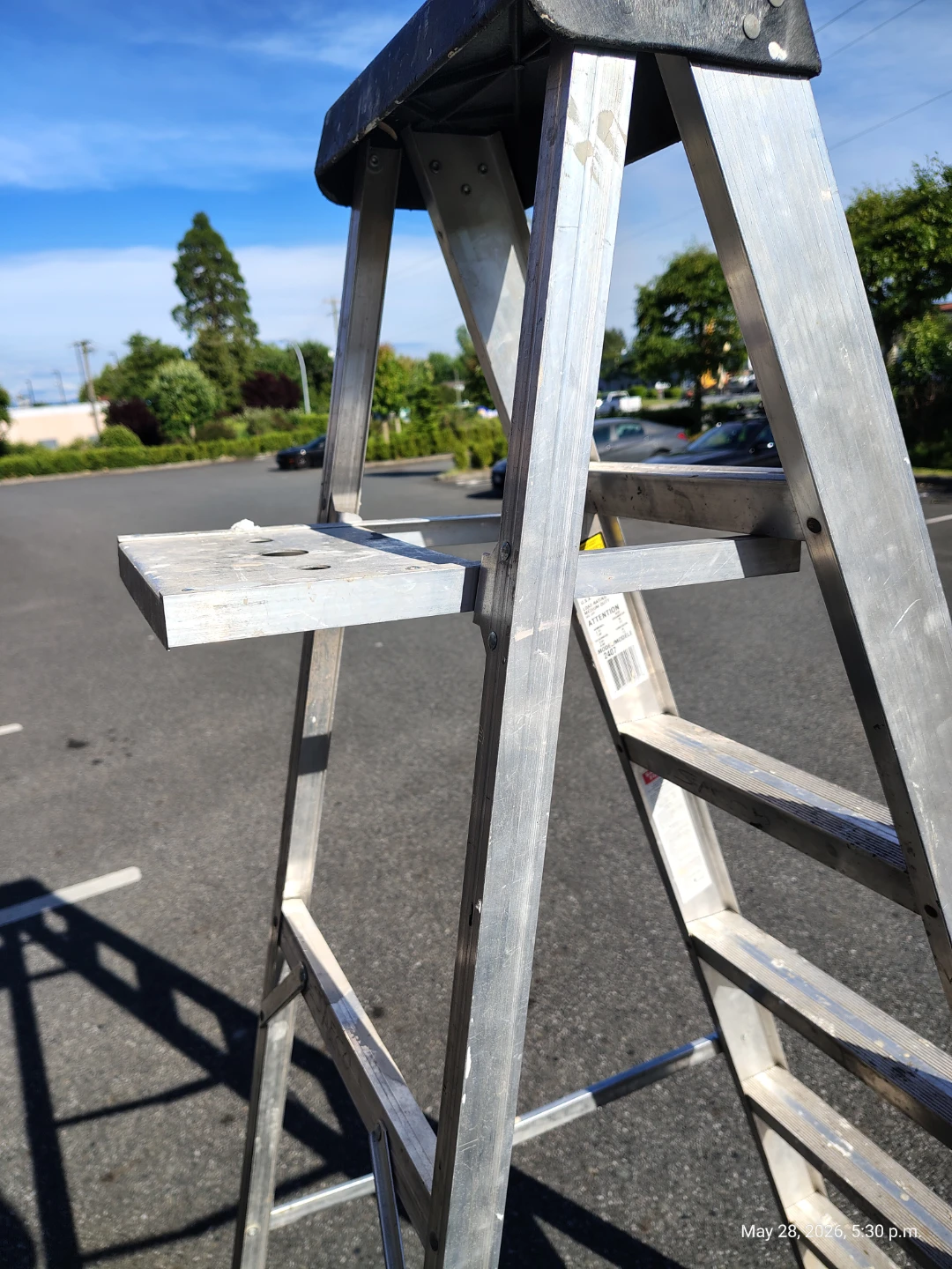 7ft Aluminum Featherlight Folding Ladder - photo 3