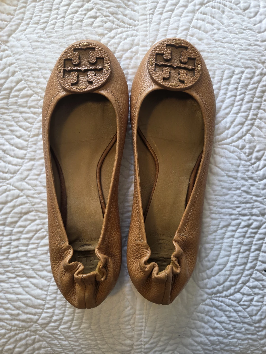 Tory Burch Brown Leather Ballet Flats - photo 2