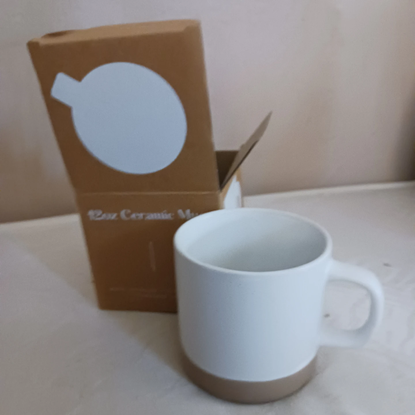 12oz Ceramic Mug with Box