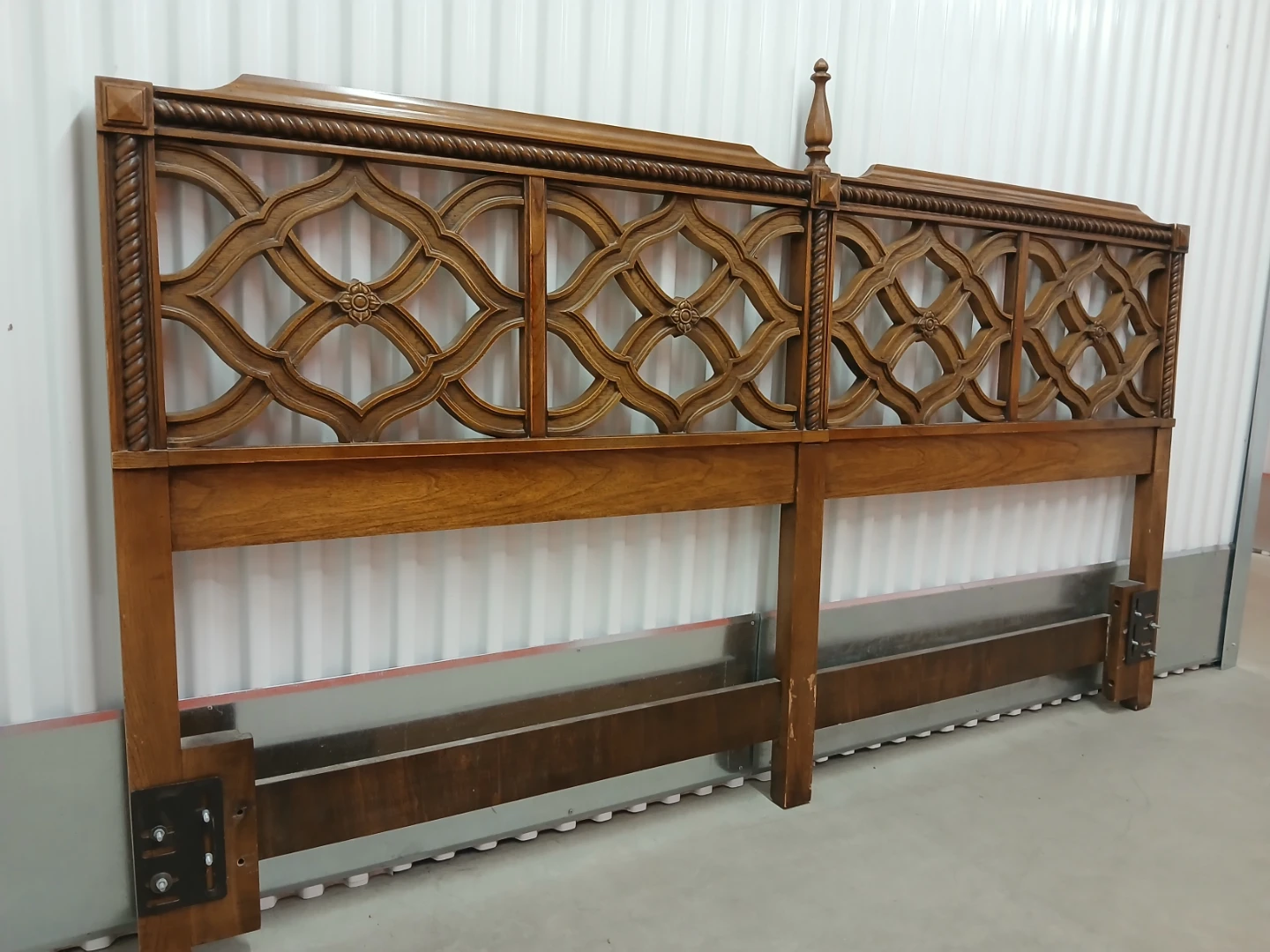 Vintage Wooden Headboard king size - photo 4