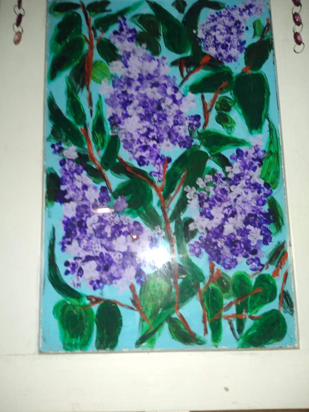 Set of 2 hand-painted. Original stained glass windows - photo 3