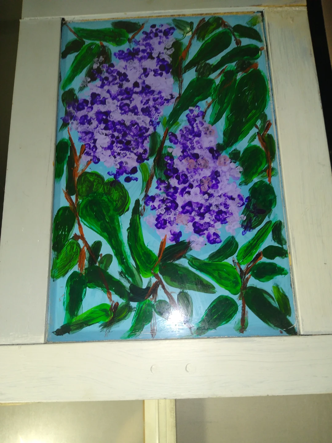 Set of 2 hand-painted. Original stained glass windows - photo 4