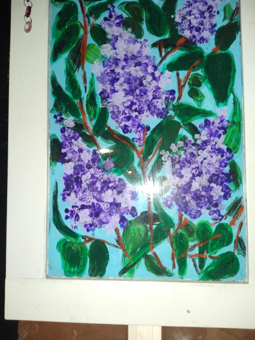 Set of 2 hand-painted. Original stained glass windows - photo 5