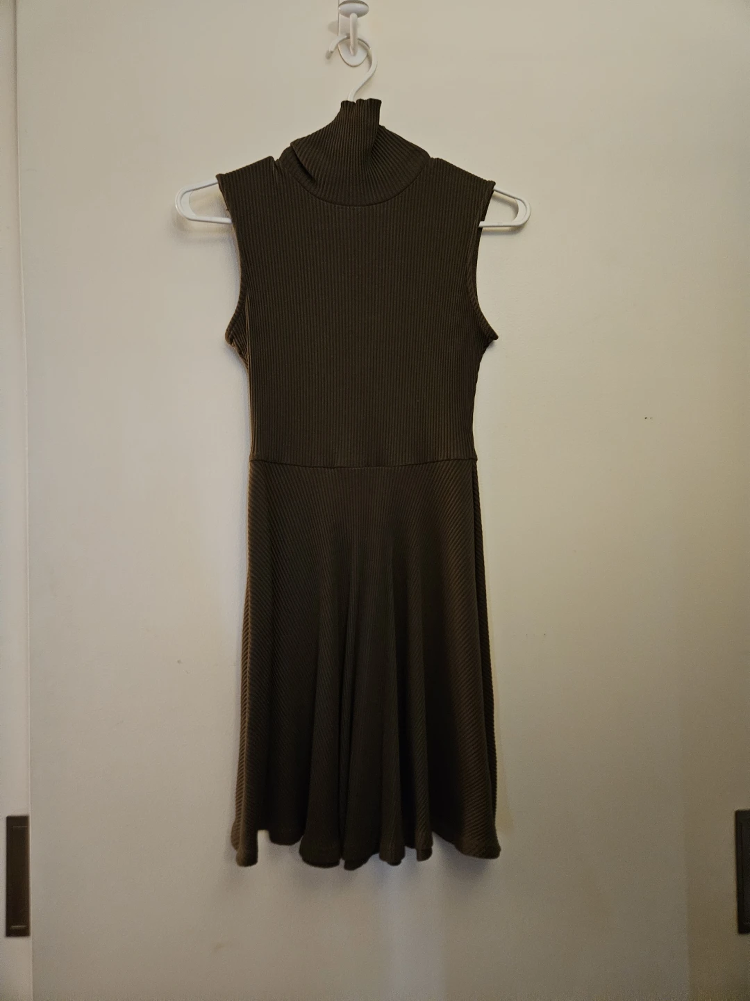 Olive green dress