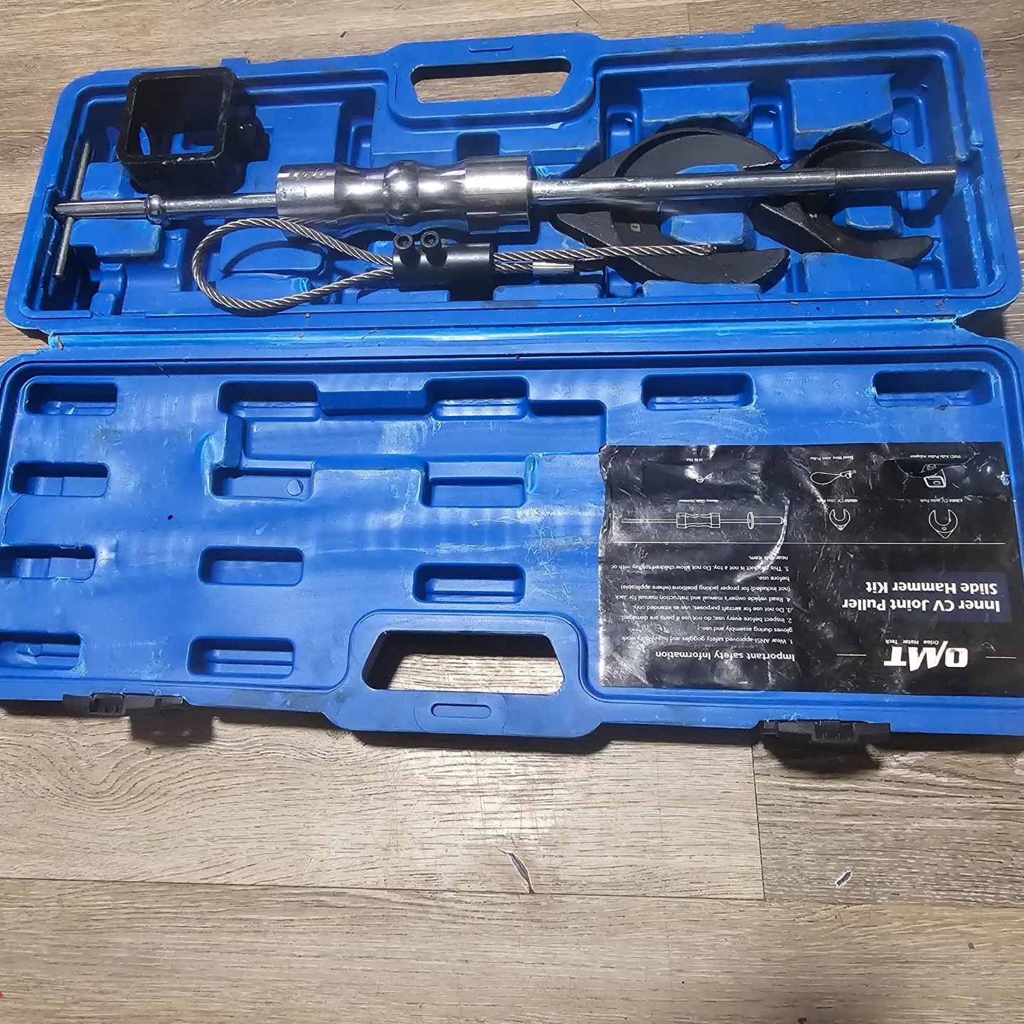 OMT Inner CV Joint Puller Slide Hammer Kit