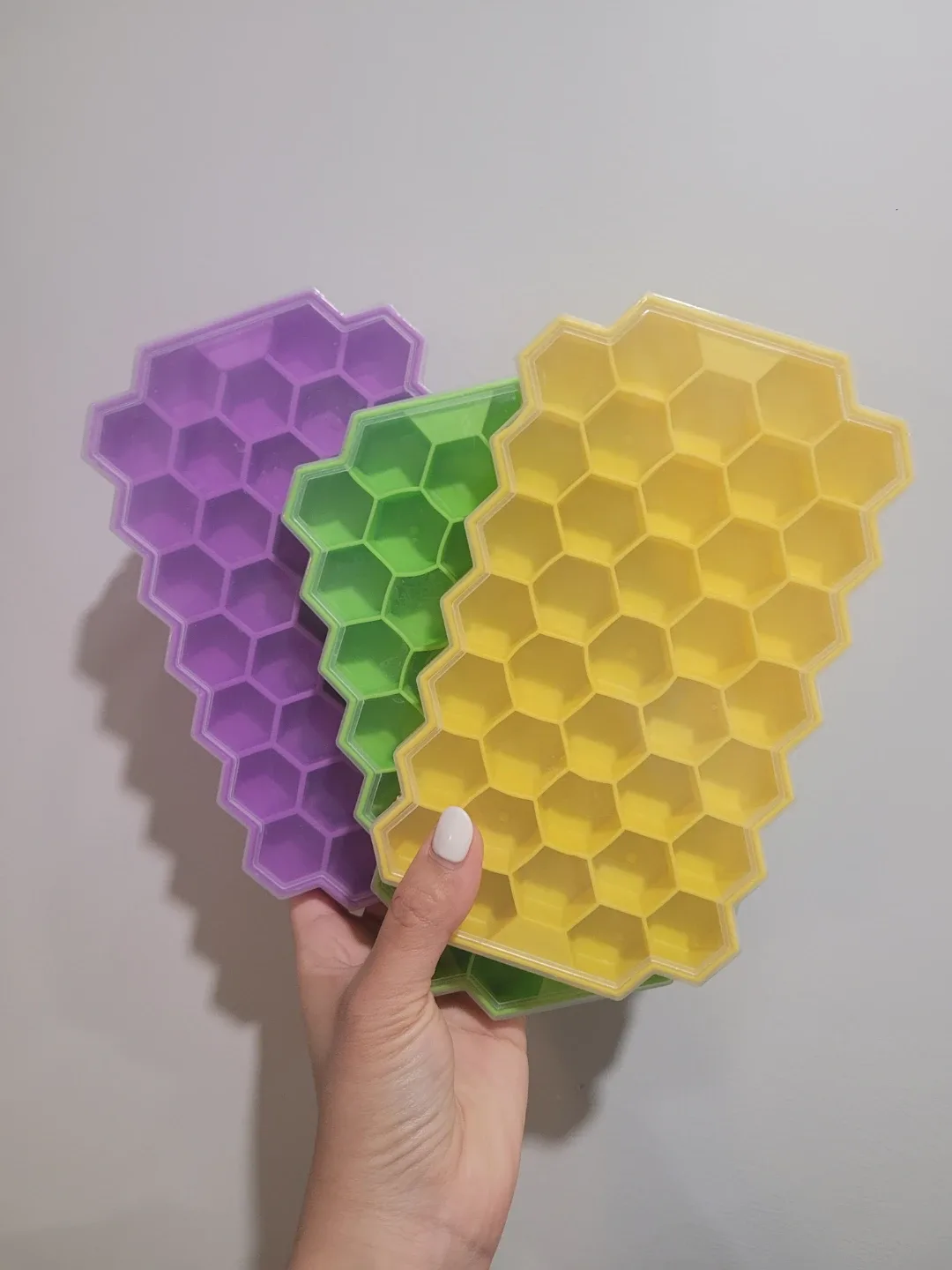 Honeycomb Ice Cube Trays (Set of 3)