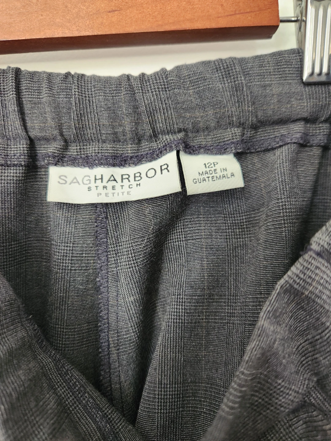 Sag Harbor Stretch Petite Plaid Pants - Size 12P ⚽ - photo 4