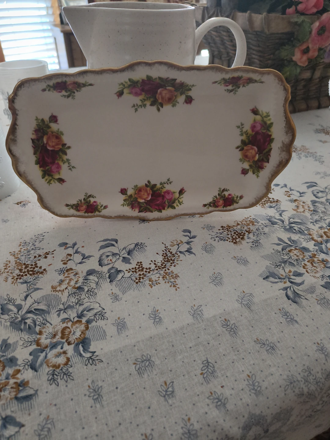 Royal Albert Old Country Roses Rectangular Tray - photo 2