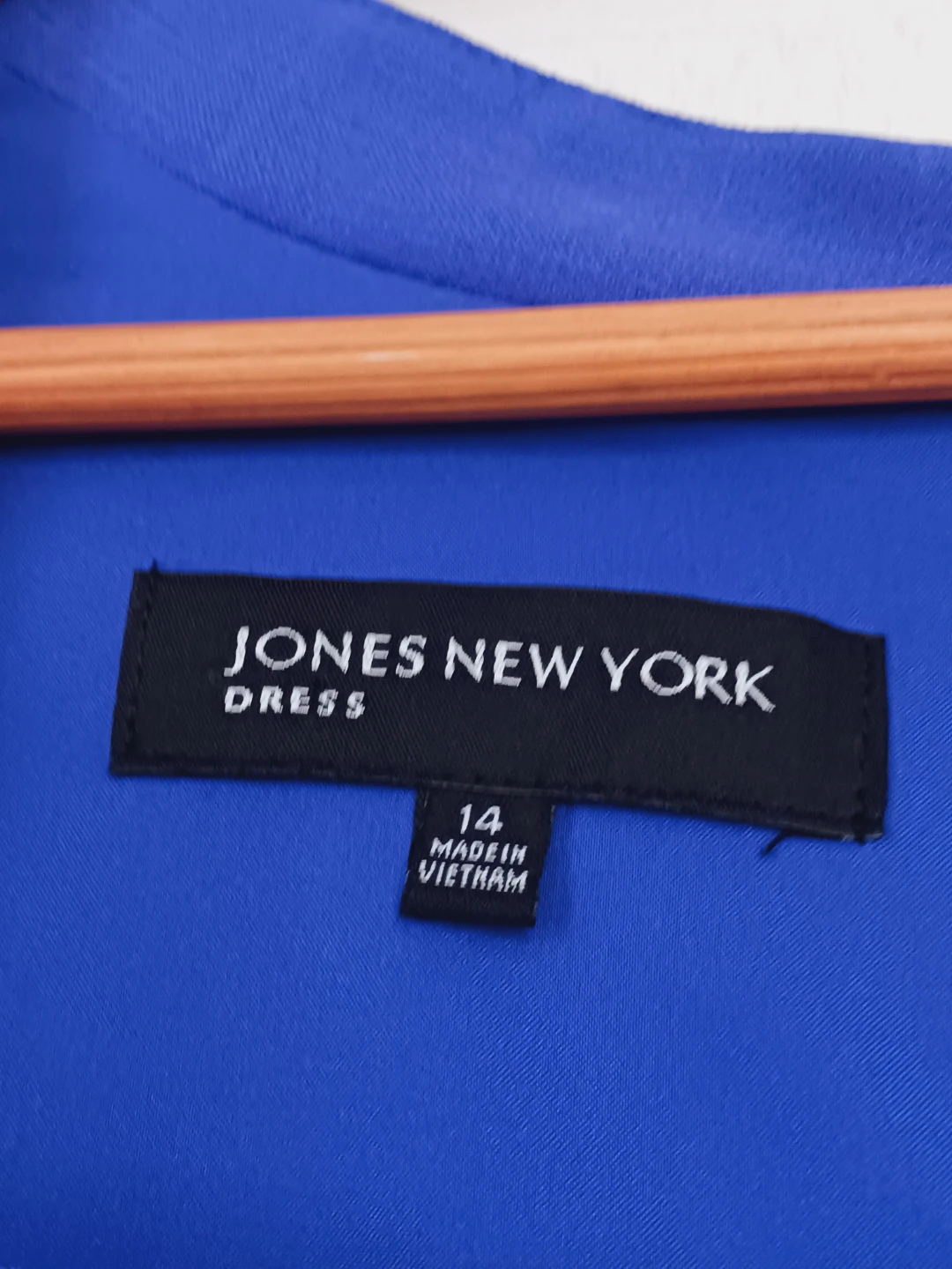 JONES NEW YORK ELEGANT COCKTAIL BLUE DRESS  Size 14 - photo 5