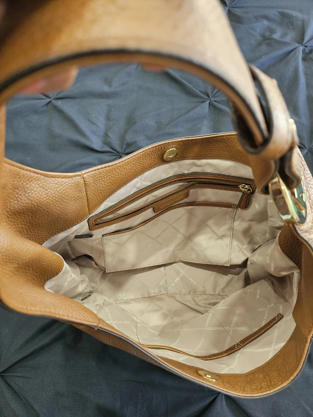 Michael Kors Brown Leather Hobo Handbag - photo 4