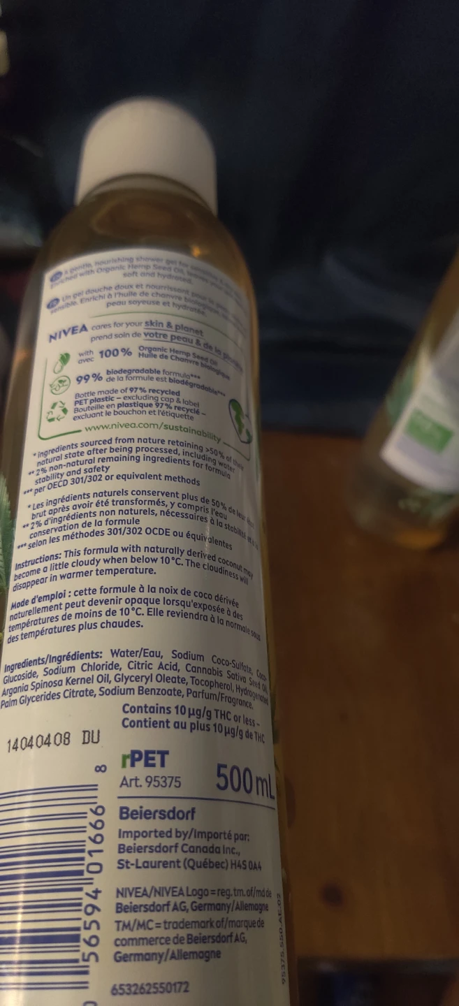 Nivea Pure and Natural Body Washes x 3 - photo 3
