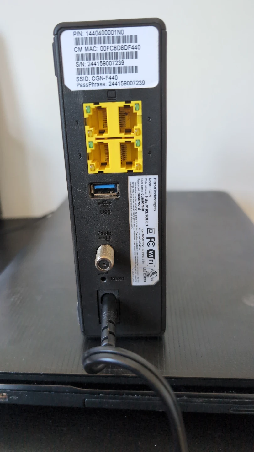 Hitron Technologies CGNV4 Modem/Router - photo 2