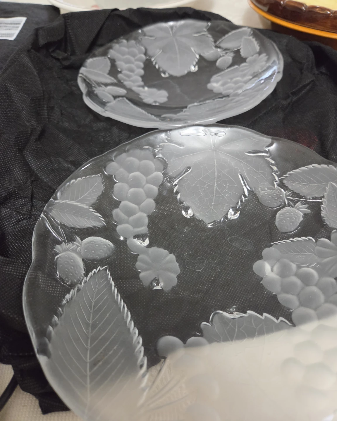 Glass Serving Platters and Bowl Set - photo 5